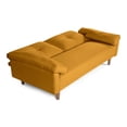 thumbnail image 4 of Sofá Cama de Lino Makora Modelo Mandela Mostaza, 4 of 8