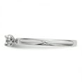 thumbnail image 3 of Sterling Silver Rhodium Plated Polished Diamond Square Shape Ring QR6795, 3 of 6