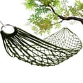 thumbnail image 2 of ENFOURCLASS Outdoor Camping Hammock (Single/Double, Mesh Nylon with Net & Tree Straps) - Portable Swing for Camping, Hiking, Travel, 2 of 29