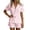d-104Light Pink78, variant on MEZZALL Women's Leopard Print Pajama Set Short Sleeve Button Down Tops Sleepwear with Ruffled Shorts Two Piece Loungewear Summer Nightwear Relaxed Fit Pjs