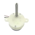 thumbnail image 5 of CHANCS Slow Speed Micro Electric Motor 6V 5RPM DC 12V 10RPM Shaft 38.5mm High Torque Rotary Speed Cylinder Shape Deceleration Reducing Motor Plastic, 5 of 7