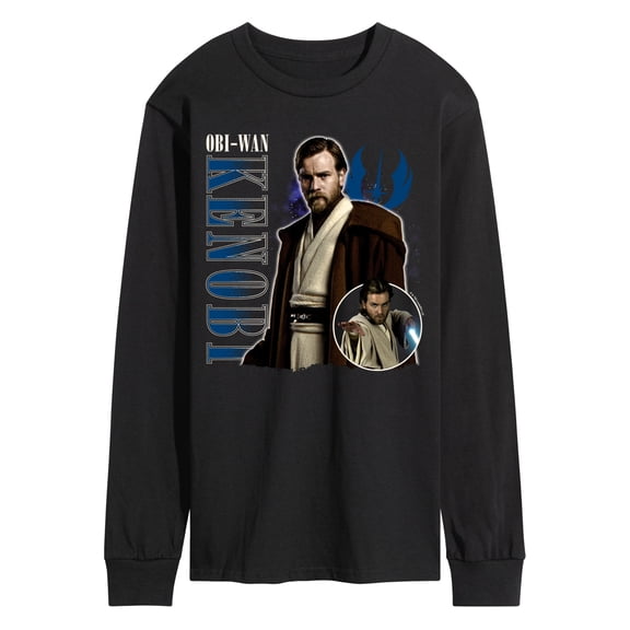 Star Wars - Obi-Wan Kenobi Collage - Men's Long Sleeve Graphic T-Shirt
