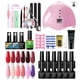 thumbnail image 1 of Juego de herramientas para decoración de uñas, juego de herramientas con luz para principiantes, pegamento de fototerapia, esmalte de uñas multicolor, taladro decorativo, pegamento explosivo, 1 of 5