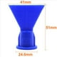 thumbnail image 4 of Cono de Silicona de Forma de para Calafateo de Cartuchos Boquilla de Repuesto Boquilla de PulverizacióN para Dispensador de Sellador Accesorio de Jeringa 60 Piezas / Lote, 4 of 5
