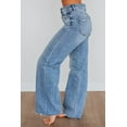 thumbnail image 5 of Risen Adelyn Mid-High Rise Relaxed Straight Jeans – Medium Wash, 5 of 5