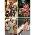 thumbnail image 4 of SHOWMALL Women's Plus Dresses Casual Sleeveless Beach Tank Sundress with Pockets 2X Indigo Blue, 4 of 11