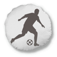 thumbnail image 1 of Football soccer Sports Outline Round Throw Pillow Home Decoration Cushion, 1 of 3