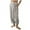Gray, variant on lmcalzta Ribbed Knit Pants for Women Baggy Elastic Waist Loose Wide Leg Pants Summer Casual Sweatpants with Pockets