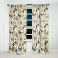 thumbnail image 2 of Designart "Natural Grace V" Floral Blackout Curtain Single Panel, 2 of 4