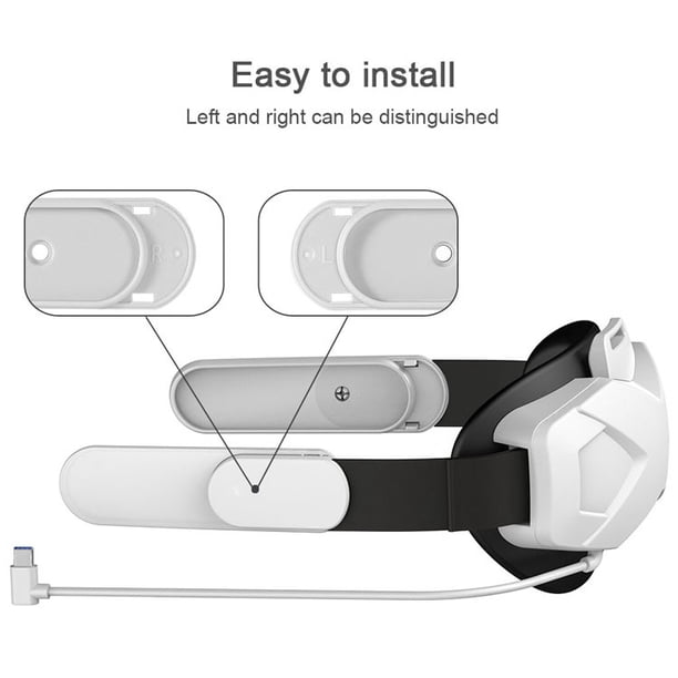 Oculus Meta/Quest 2 Head Strap with Battery Pack, Adjustable Elite
