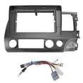 thumbnail image 1 of Interior del coche navegador GPS Panel moldura de cubierta de marco unidad derecha apto para Honda Civic 2006 Jadeshay  A, 1 of 8