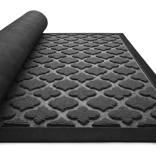 Brighaus Large Outdoor Indoor Door Mat - Non-Slip Heavy Duty Front Welcome  Doormat Rug - Outside Patio