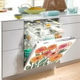 thumbnail image 2 of Yayeee Magnetic Dishwasher Cover for The Front Decoration Home Kitchen Machine Sticker Protector, Hand Drawn Floral, 2 of 6
