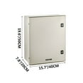 thumbnail image 2 of VEVOR Fiberglass Enclosure 19.7 x 15.7 x7.9" Electrical Enclosure Box NEMA 3X Electronic Equipment Enclosure Box IP65 Weatherproof Wall-Mounted Electrical Enclosure With Hinges & Quarter-Turn Latches, 2 of 9