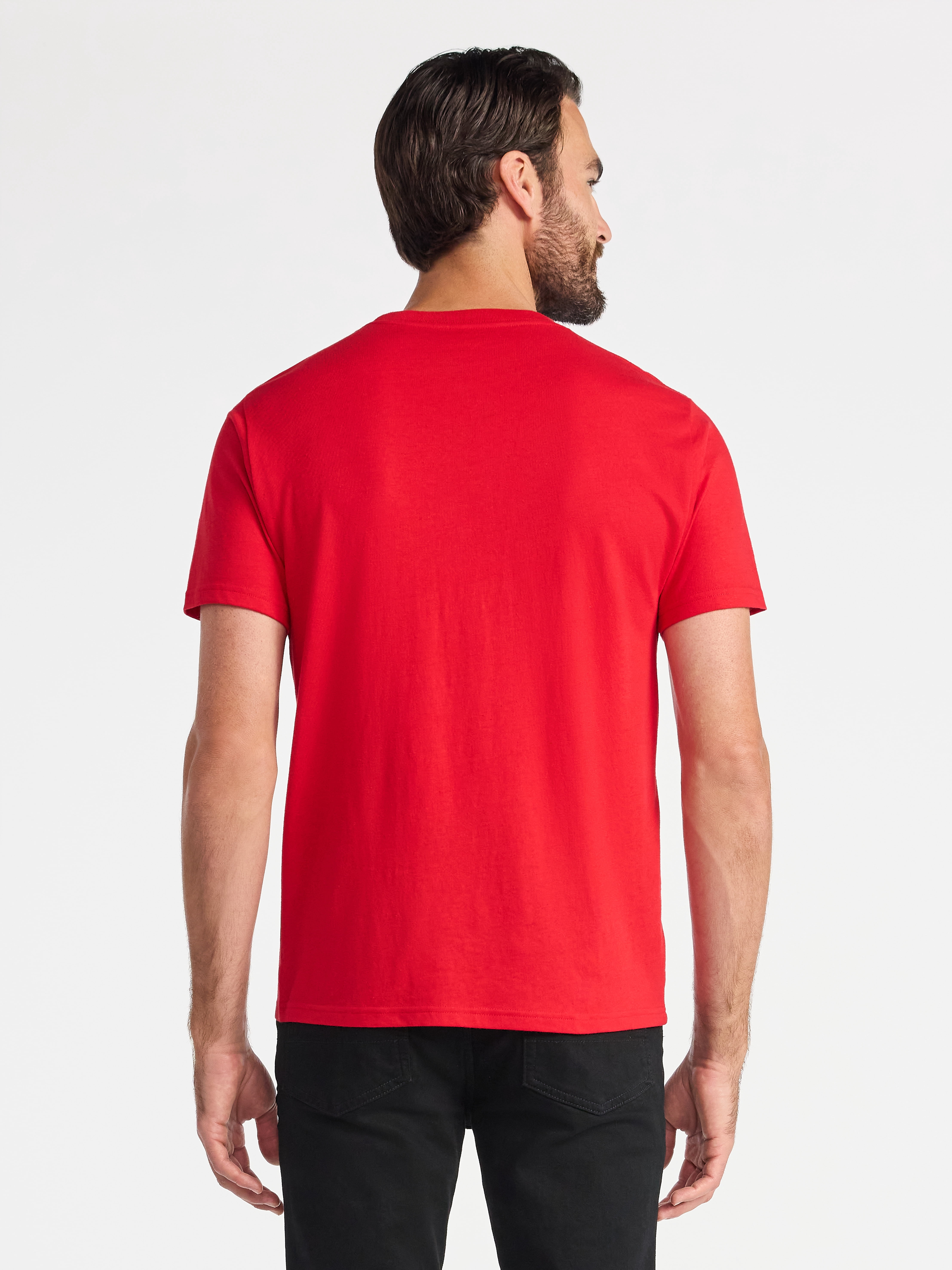 Christmas Men's and Big Men's Santa Graphic Tee from Holiday Time, Sizes XS-3XL