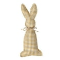 thumbnail image 2 of Muñeco de peluche de conejito de Pascua, vívido y encantador, figura de tela hecha a mano Cuadros caqui, 2 of 9