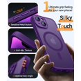 thumbnail image 5 of Magnetic Case for iPhone 16 Pro Max with Full Camera Protection [Compatible with Magsafe] [Translucent Matte] Protective Phone Case, Hot Pink, 5 of 5