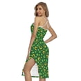 thumbnail image 2 of Irish Saint Patrick'S Day Pattern Printed Cross Back Cami Dress, Irish St. Patrick'S Day Fashion Summer Maxi Sexy Casual Dress For Women, 2 of 4