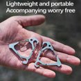 thumbnail image 3 of Outdoor Stainless Steel Buckle Multifunctional Portable Triangular Hook Super Load-bearing Buckle Outdoor Camping Multi-purpose Tool Deals Of The Day Clearance, 3 of 9