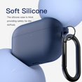 thumbnail image 3 of Funda de Silicona Brujula para AirPods Pro 3 2025 Azul Oscuro, 3 of 6