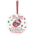 thumbnail image 1 of Gibobby Papá para los nuevos queridos Adorno Regalo Navidad Up Papá Up With You Personalizado Esta barriga acurrucada Sea la Navidad de mamá Estaré adentro(C), 1 of 2