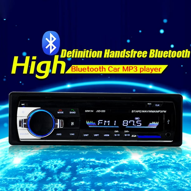 Autoradio stéréo simple DIN 12V lecteur MP3 de voiture numérique à