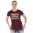 thumbnail image 3 of Promoted Grandma Announcement Cute Womens Fitted Plus Size Graphic Tee Brisco Brands 2X, 3 of 5