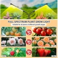 thumbnail image 4 of Grow Light Plant Light Indoor Plants Full Spectrum Clip Plant Growing Lamp Level Dimmable Auto On Off Timing Hrs ( ), 4 of 7