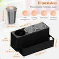 thumbnail image 2 of YSTDHL Hair Tool Organizer, Hair Blow Dryer Holder Countertop, Removable Acrylic Hair Brush Storage Stand for Curling Iron/Hair Styling Tools/Makeup Accessories in Bathroom, Vanity, Kitchen, 2 of 9