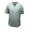 Gray, variant on Men's Beach Shirts Fashion and Comfortable Cotton Comfy Solid Color Short Sleeve T-Shirt Shirts for Men Gray M