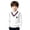 White, variant on Toddler Kids Boys Cable Knit Vests V Neck Striped Hem Uniform Sweater Gilet All Season Sleeveless School Waistcoat