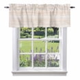 thumbnail image 2 of Vintage Wood Board Valances for Windows,Kitchen Valance Rod Pocket Short Curtain, Minimalist Wooden Plank Valance Curtain Window Valances for Bedroom Bathroom Living Room 42x18in, 2 of 9