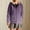 Purple, variant on Oversized Print Hooded Zip Up Jacket with Drawstring Pockets Soft Lined Hood Kangaroo Pocket Casual Wear for Daily Use Lightweight Comfortable Women's Fashion Purple S