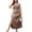 010_Brown, variant on Plus Size Summer Dresses for Women Oversized Women's Sleepwear Soft Camisole Tops Spaghetti Strap Casual Womens Nightgown Brown