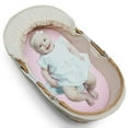 YOHOME Baby Moses Basket Super Soft Bubble Bed Baby Crib Care Pad Covers Fitted