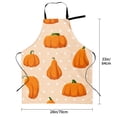 thumbnail image 6 of XMXT 1 Pcs Waterproof Kitchen Cooking Apron, Cartoon Pumpkin Seaso Adjustable Aprons for Women Men with Pockets, 6 of 9