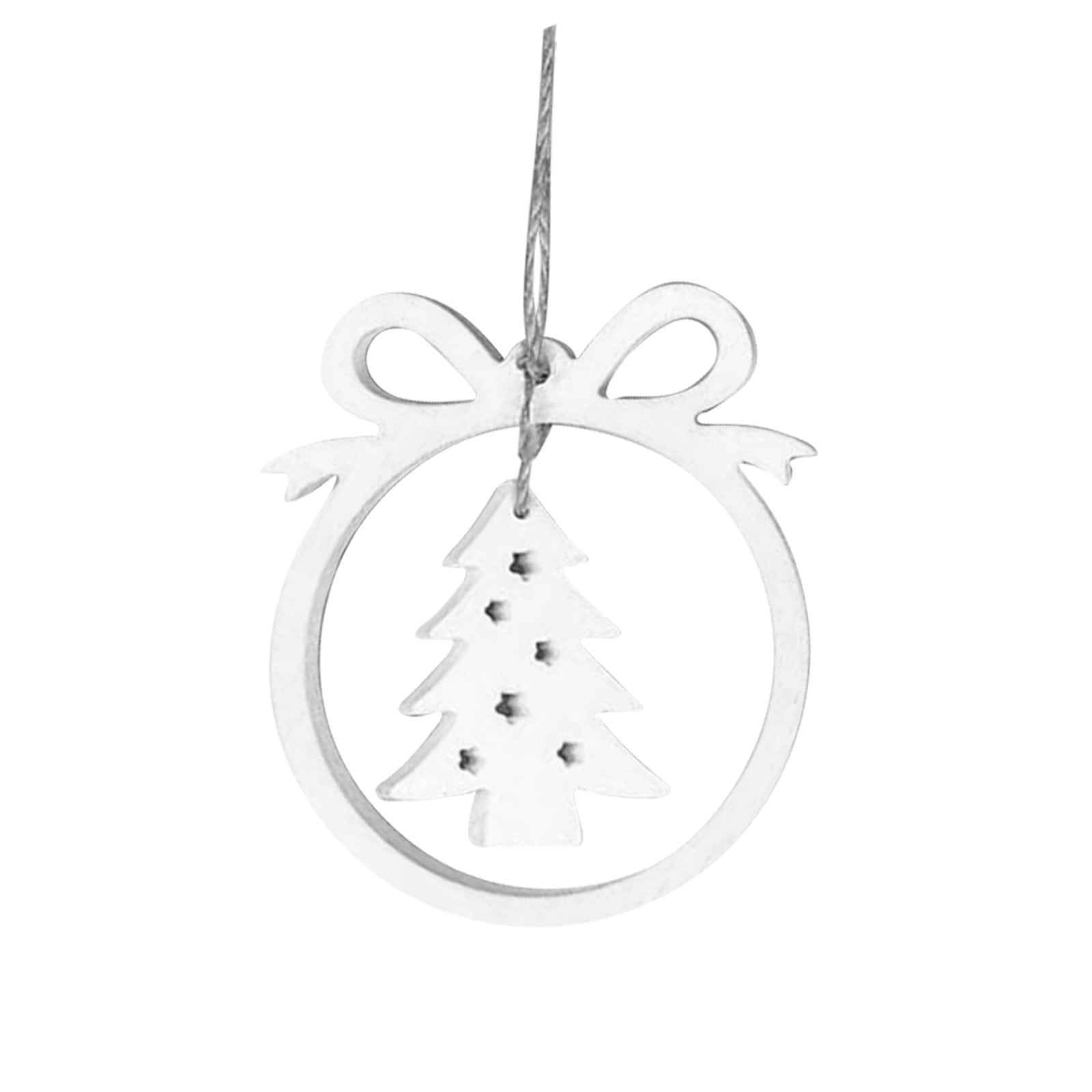 Resin Christmas Ornament Molds Set, Tree, Star, Deer & Snowflake Christmas Molds with Round Frame Mold DIY Friendly Easy Release Silicone Molds for Crafts, Xmas Tree Ornament