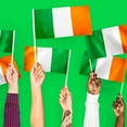 thumbnail image 4 of Anley 12 Pack Ireland Mini Flag - Hand Held Miniature Irish National Flags 5x8 Inch, 4 of 7