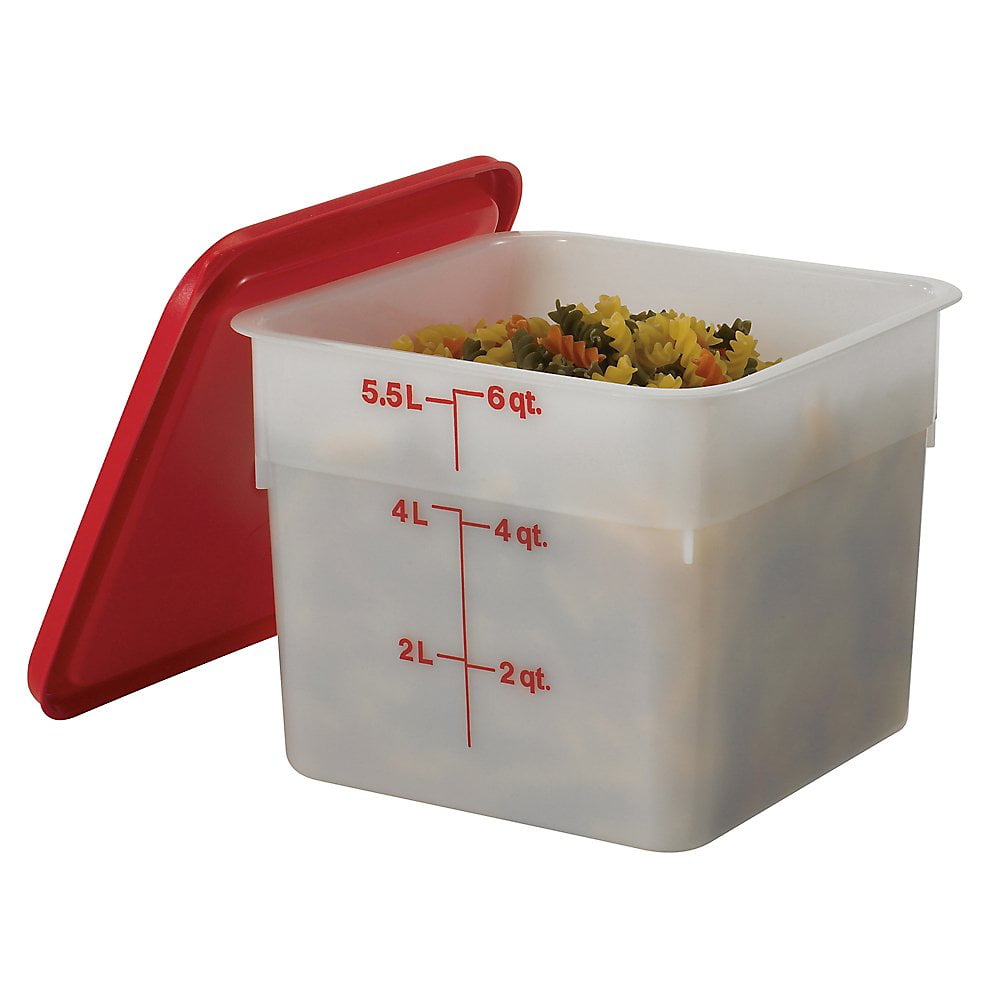 Cambro® Square Food Storage Containers - 12 Quart, Clear S-22308