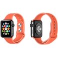 thumbnail image 2 of SPYCASE Apple Watch Band 38/40/41mm SE 8 7 6 5 4 3 2 1 Peach 3pcs Adjustable Size Silicone Bands (Sm-Med & Med-Lg Wrist Lenght), 2 of 2