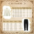thumbnail image 4 of HNKMDK Medieval Clothing Men's Renaissance Costume Set Pirate Shirt Pant Viking Costume Accessories Set, 4 of 5