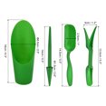 thumbnail image 2 of Unique Bargains Garden Shovel Hand Tools Transplanting Digging Scoops Kits, Green, 2 of 5