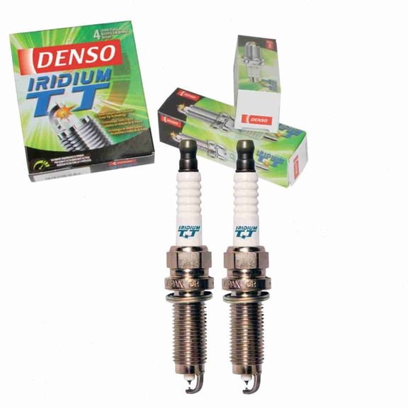 2 pc DENSO 4710 Iridium TT Spark Plugs for 22401-3TA1B 22401-ED71B IXEH20ETT Ignition Wire Secondary
