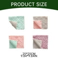 thumbnail image 3 of witspace Daily Rag Dish Cloth, Home Kitchen Sink Wipe Coral, Water Absorption Thickening Pot Washing Towel Table Home Kitchen Dishcloth, Reusable, Hygienic, Quick Drying Kitchen Washcloth, 3 of 8