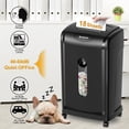 thumbnail image 4 of Paper Shredder 18 Sheet Crosscut P4 Security Level Shreds Paper Credit Card with 8 Gallon Pullout Bin Heavy Duty Jam Proof for Home Office, 4 of 5
