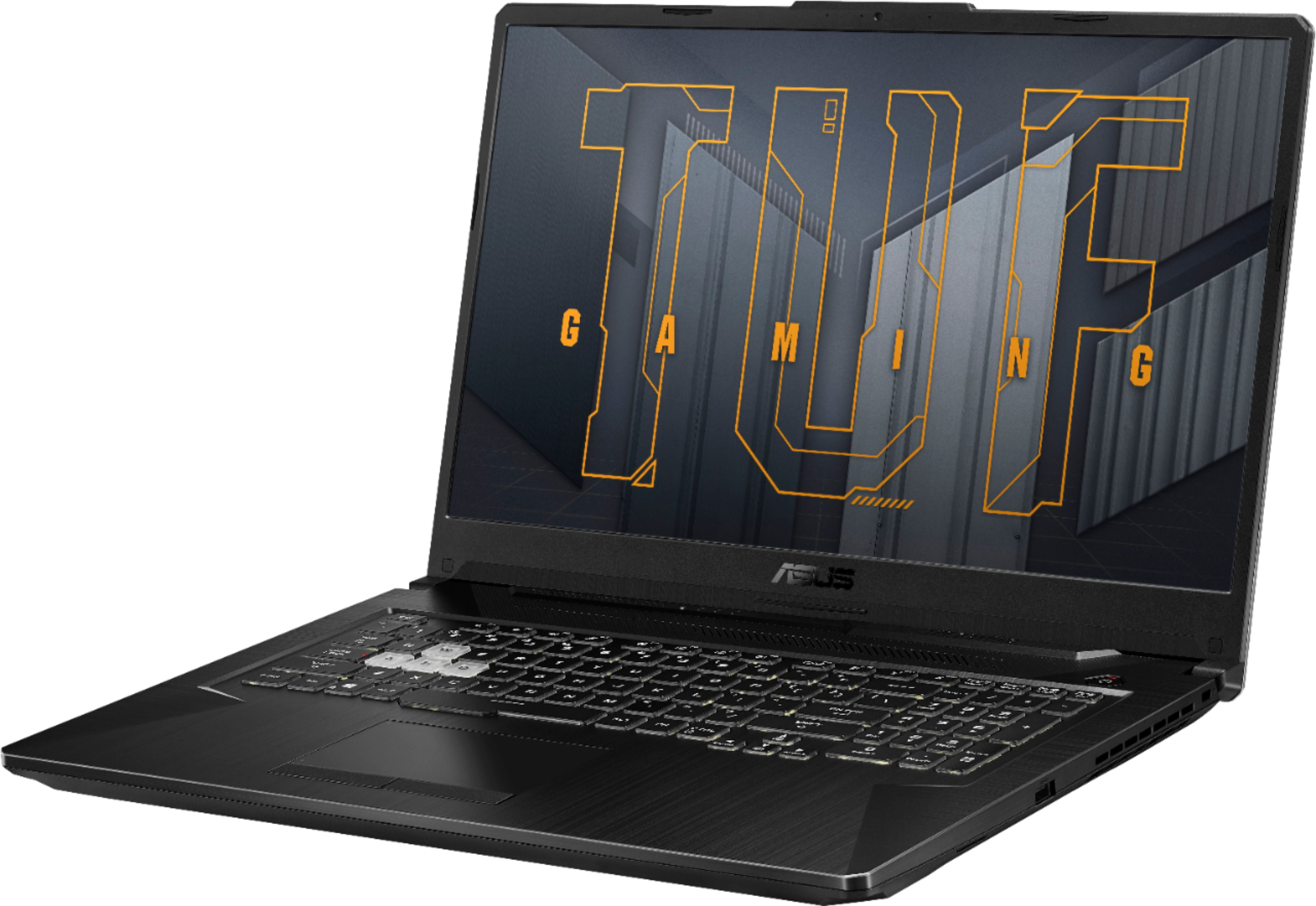 ASUS TUF Gaming F17 Laptop 17.3" FHD 144Hz IPS Display 11th Gen Intel 6-Core i5-11260H 8GB RAM 512GB SSD GeForce RTX 3050 Ti 4GB RGB Backlit Keyboard USB-C HDMI WiFi6 Webcam Win10