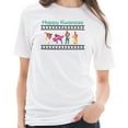 thumbnail image 3 of Plus Size Kwanzaa Celebration Graphic Design Ring Spun Combed Cotton Short Sleeve Deluxe Jersey T-Shirt - White XL, 3 of 4