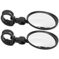 thumbnail image 2 of Domqga Riding Equipment,Convex Mirror,Pair Round Rearview Mirror Safety Wide Angle Reflective Back Mirror Cycling Equipment for Bike Scooter, 2 of 8
