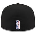 thumbnail image 4 of Men's New Era White/Black Utah Jazz Back Half 59FIFTY Fitted Hat, 4 of 6