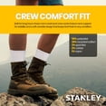 thumbnail image 4 of Calcetines de trabajo STANLEY para hombre, 8 pares, gruesos y acolchados, largos, 4 of 7